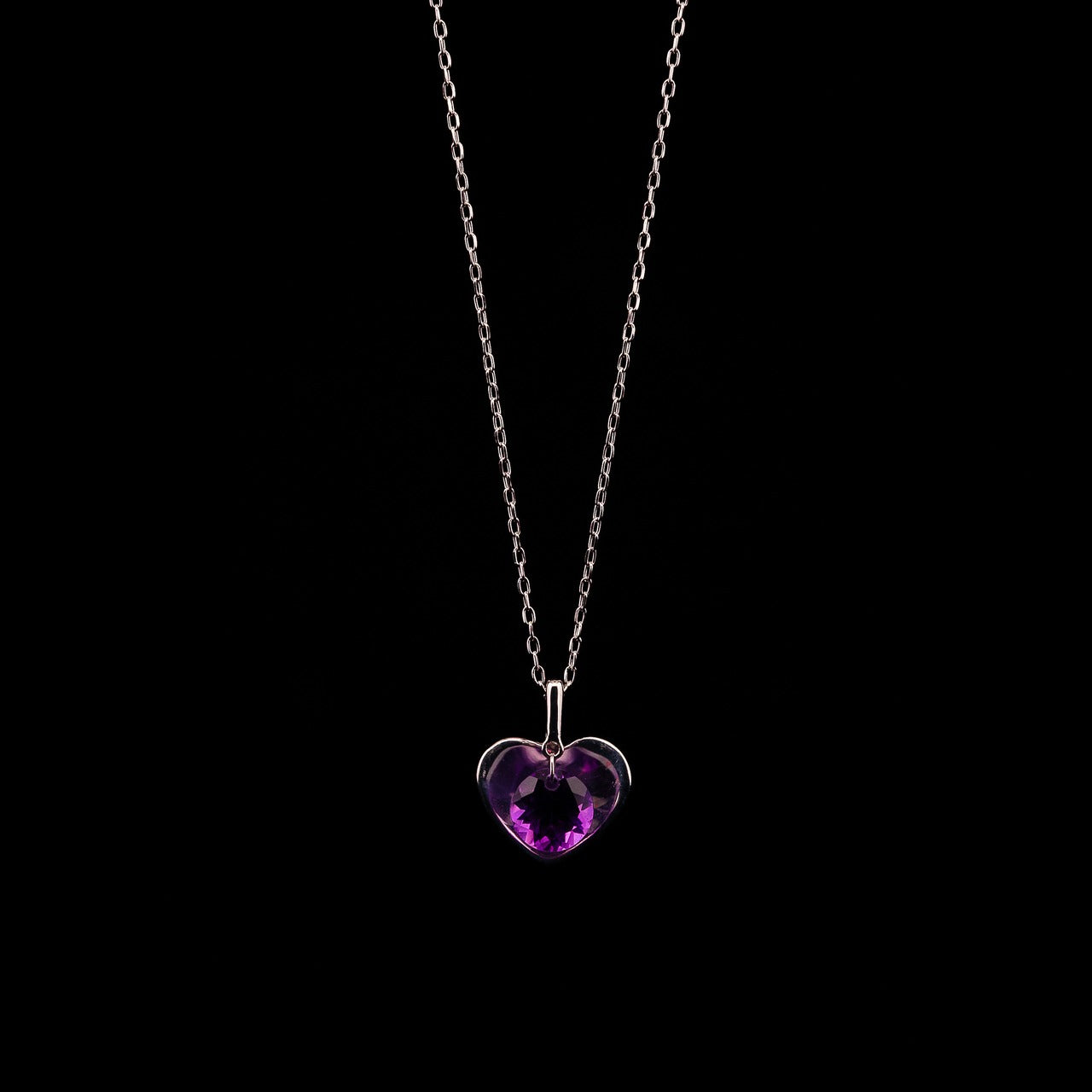 Gold Heart Amethyst