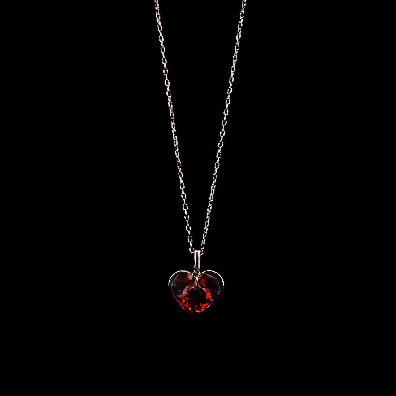 Gold Heart Garnet