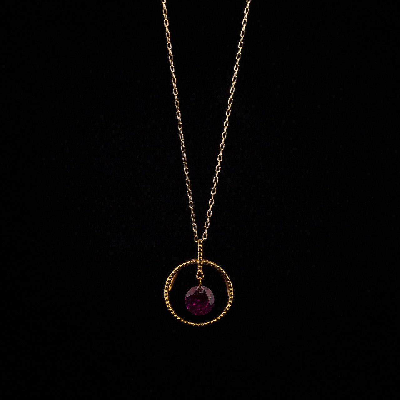 Gold Circle Amethyst