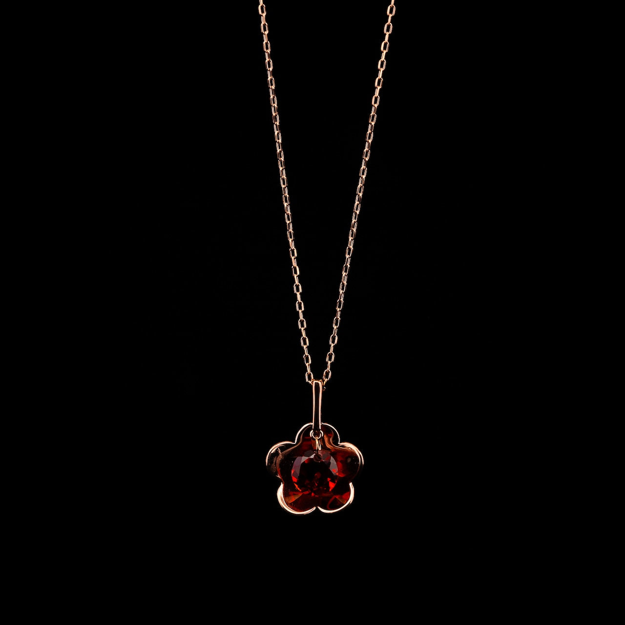 Gold Flower Garnet