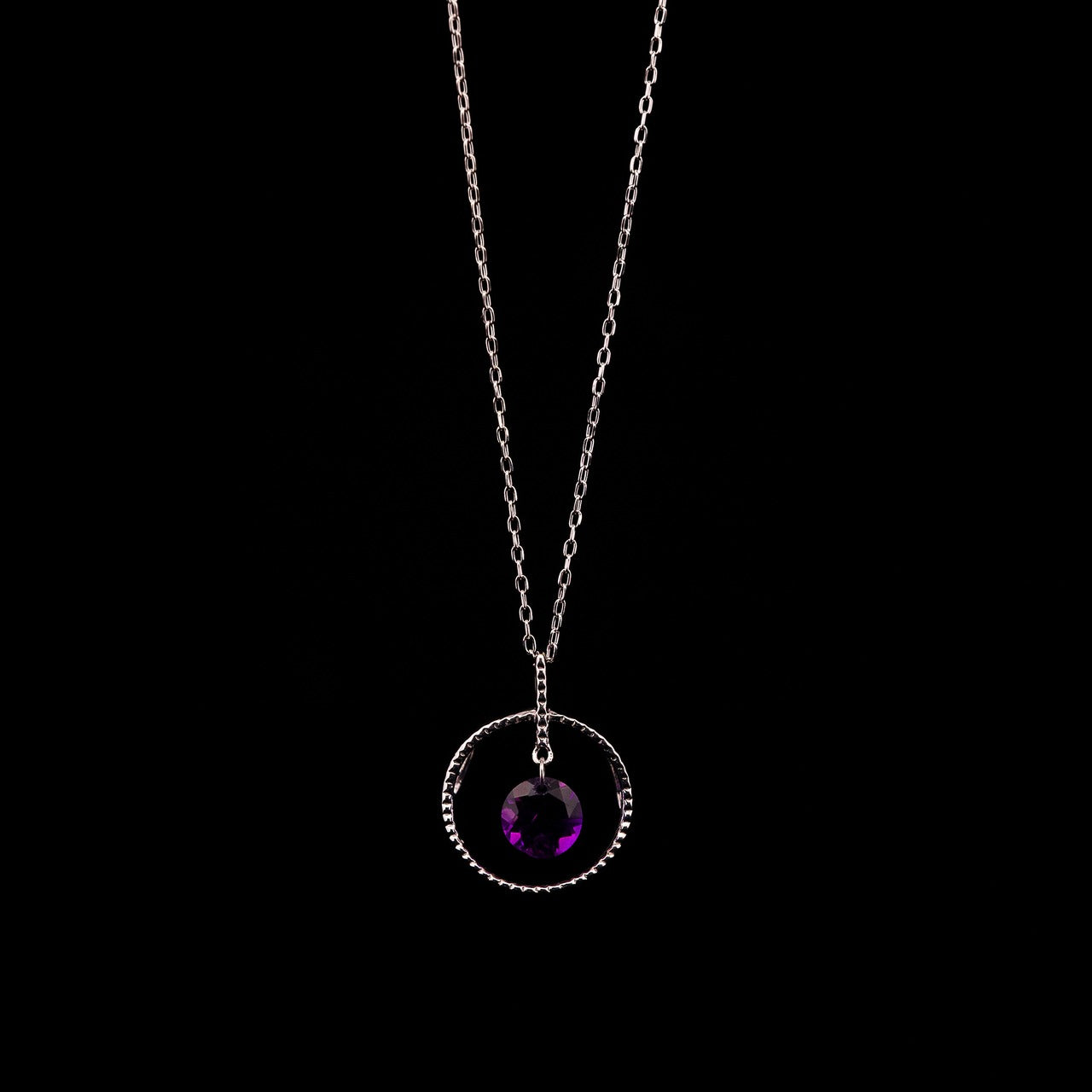 Gold Circle Amethyst