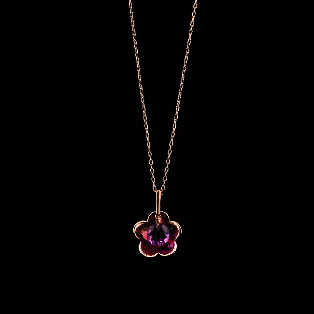 Gold Flower Amethyst