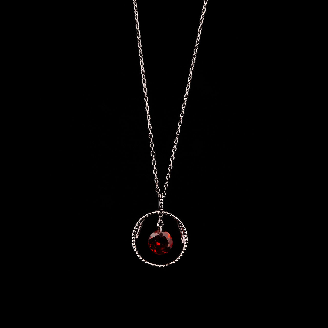 Gold Circle Garnet
